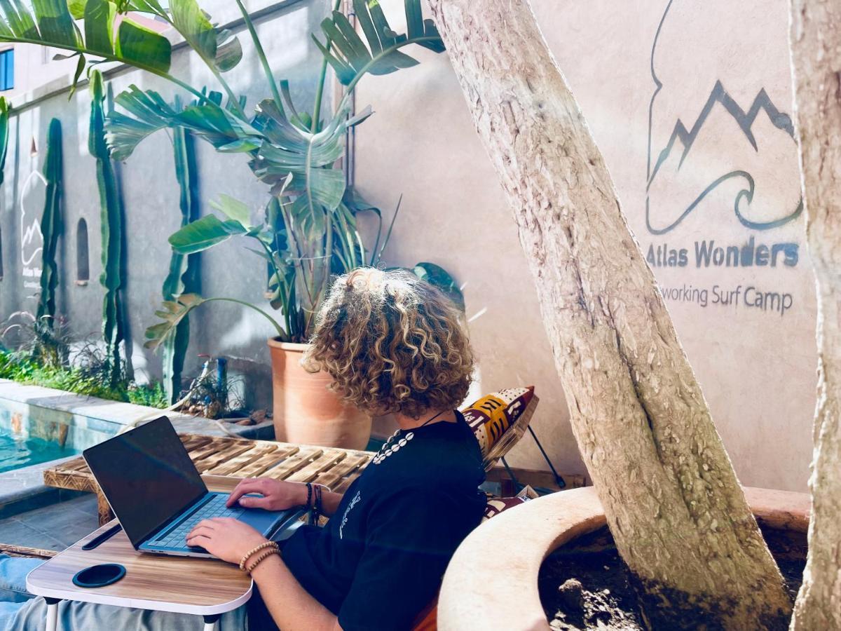 Atlas Wonders Coworking Surf Camp Taghazout Kültér fotó